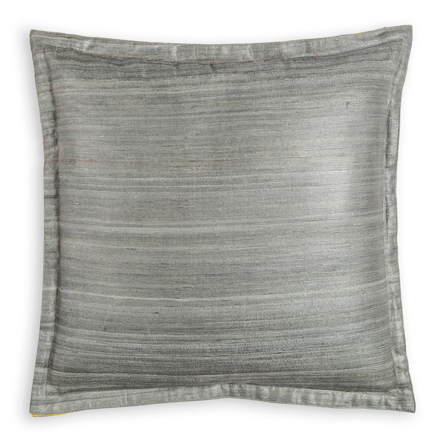 Handloom Tussar Silk Cushion Cover - 16x16