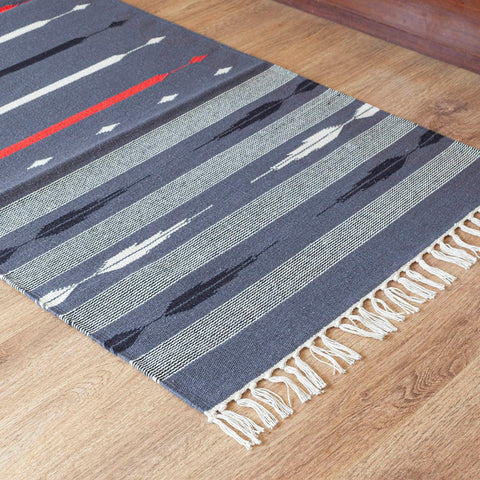 Warrangal Floor Dhurrie - 2x6 Ft