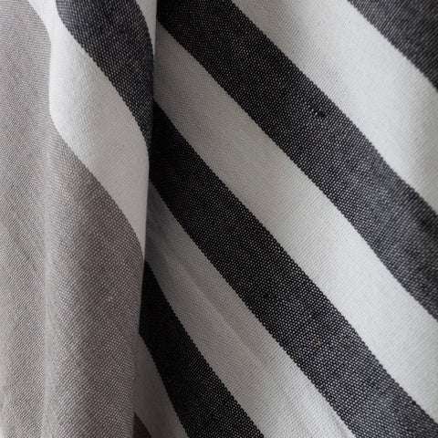 Cotton Beach Towels, 40x70 inches, Black & Grey - Eyaas