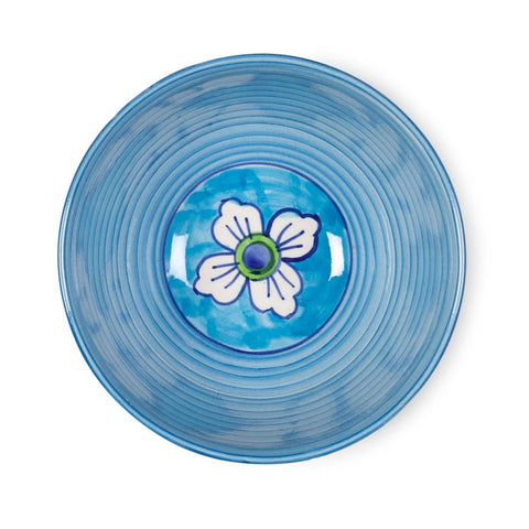 Hand Painted Ceramic Bowl 3x5 Inches, Turquoise - Eyaas