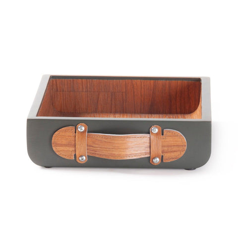Moss Green Marandi Wood Tray - 9x11 Inches - Eyaas