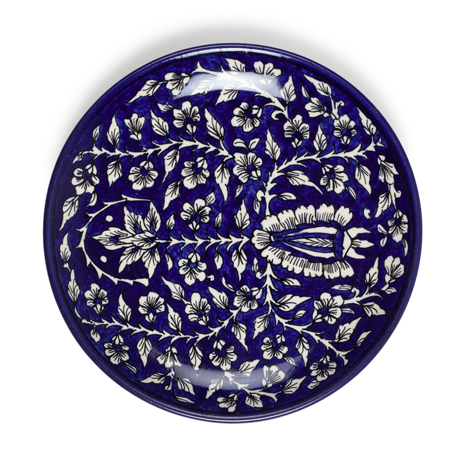 Hand Painted Ceramic Plate - 10"