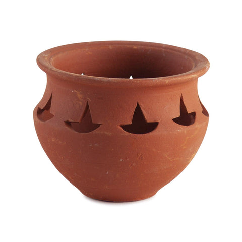 Handcrafted Diya Matka Set of 2 – Diya Cuts - Eyaas