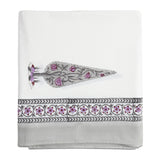 Handblock Printed Bed Linen - Lavender 90x108