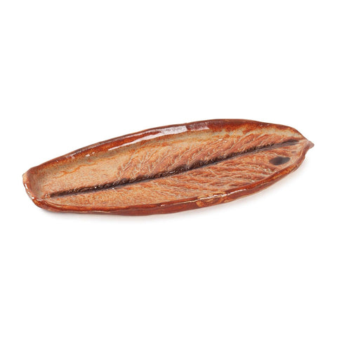 Stoneware Clay Platter 6x3.5 Inches, Rust - Eyaas