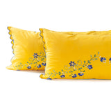 Embroidered Lumbar Cushion - Set of 2 - 14x34 SINGLE PC