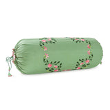 Hand Embroidered Bolster Cover - 30x10 SINGLE PC