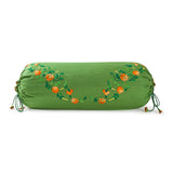 Hand Embroidered Bolster Cover - 30x10 SINGLE PC
