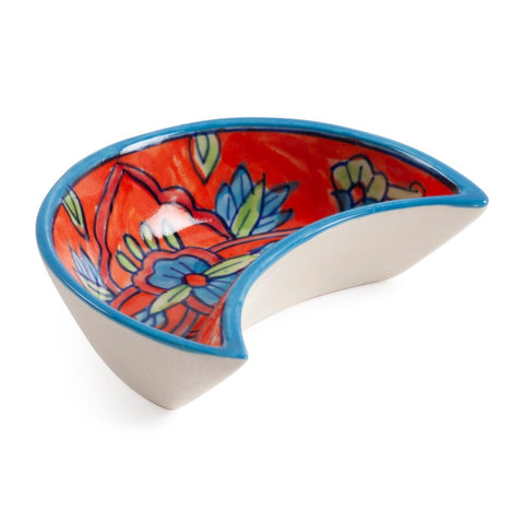 Moon Shaped Ceramic Snack Bowl - Set of 2 - Eyaas