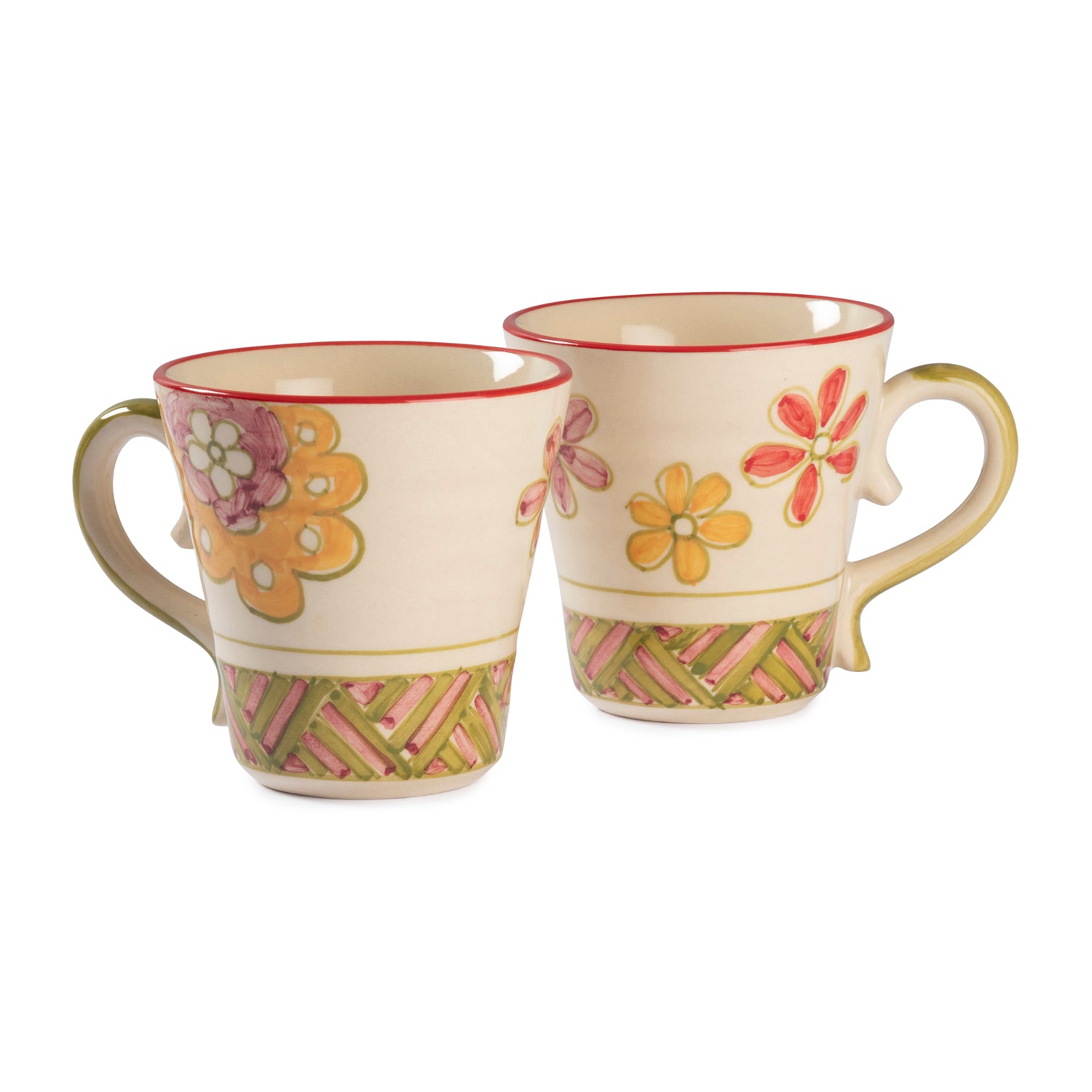 Ceramic Coffee Mug - Set of 2 - 4x4