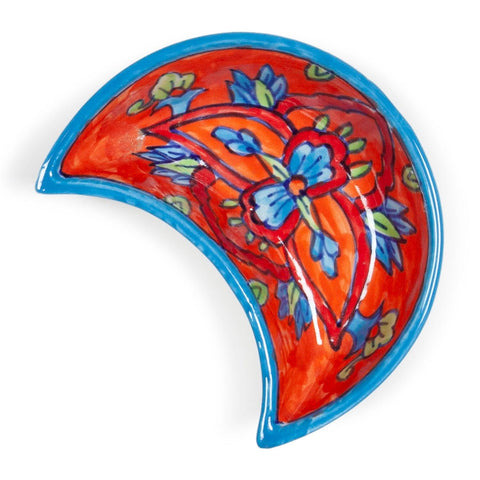 Moon Shaped Ceramic Snack Bowl - Set of 2 - Eyaas
