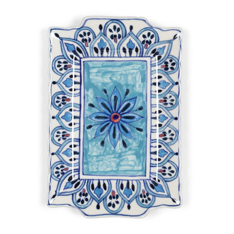 Ceramic Serving Platter cum Tray 10 x 7 inches - Eyaas
