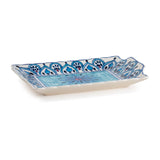 Hand Painted Ceramic Platter - 10x7"