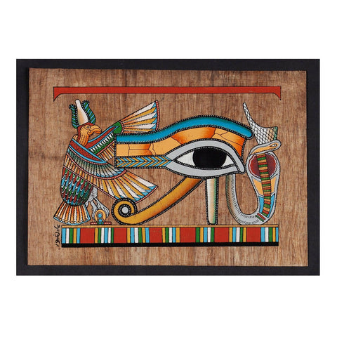 Eye of Horus Egyptian Painting - 11.5x8.5 - Eyaas