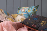 Handpainted Kalamkari Cushion Cover - 16x16