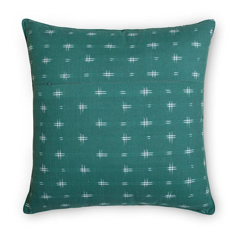 Cotton Ikat Cushion Cover - 18x18