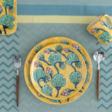 Hand Block Printed Cotton Table Mat - 13x18