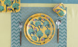 Hand Block Printed Cotton Table Mat - 13x18