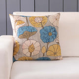 Handpainted Kalamkari Cushion Cover - 16x16