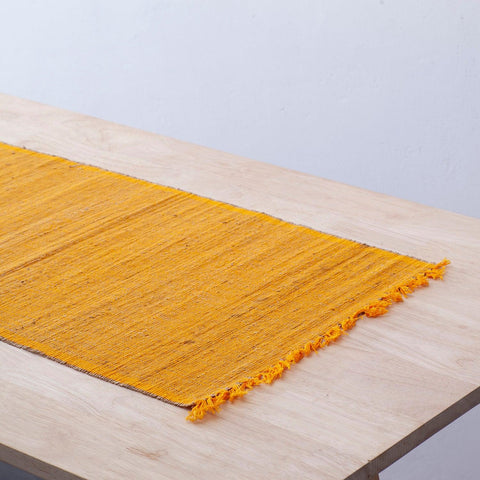 Table Runner Bamboo, 13 x 59 Inches, Orange - Eyaas