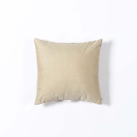 Kalamkari Cushion Cover, 12x12, Cream, Floral - Eyaas