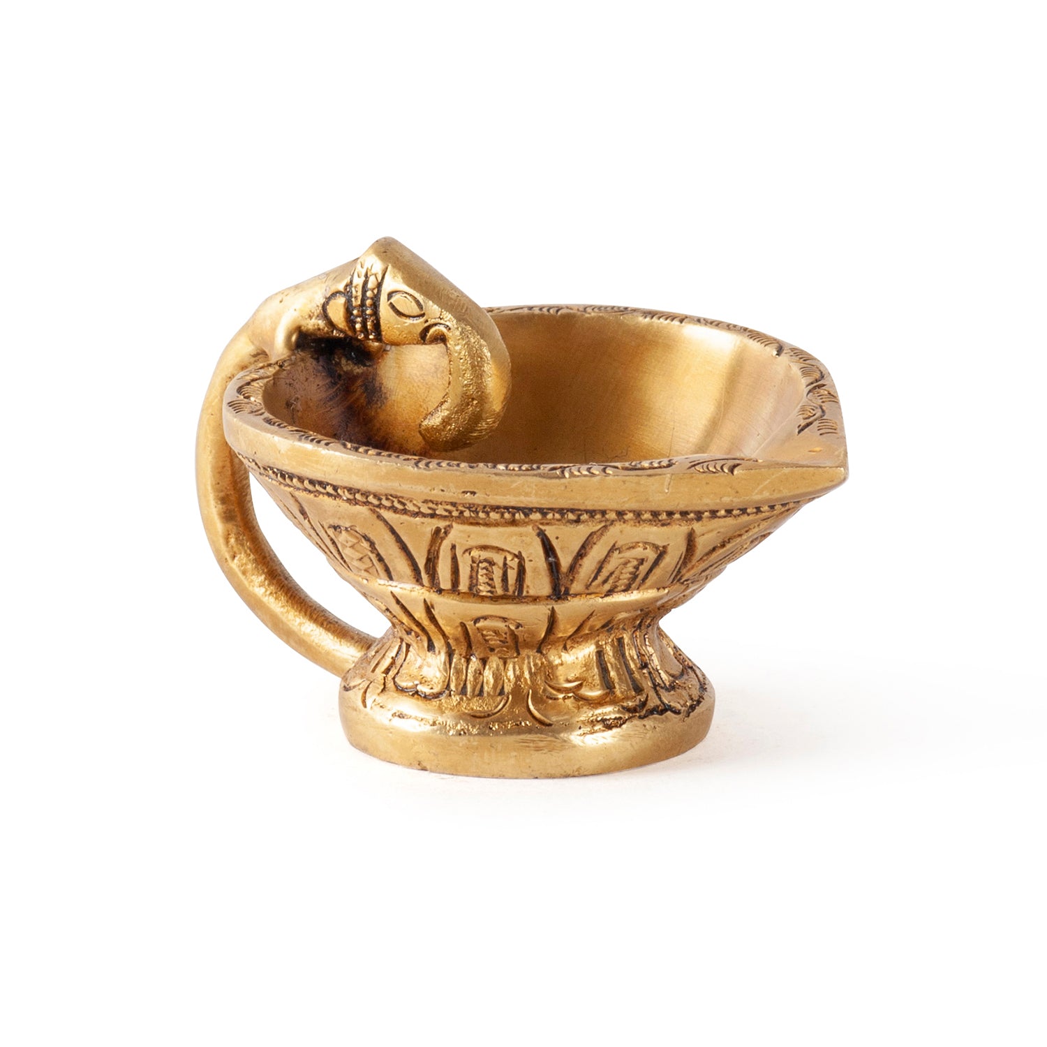 Brass Diya - Ganesha