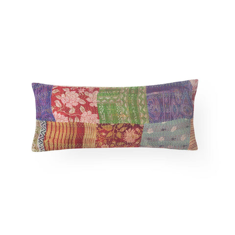PatchWork Kantha Cushion Cover - 11X22