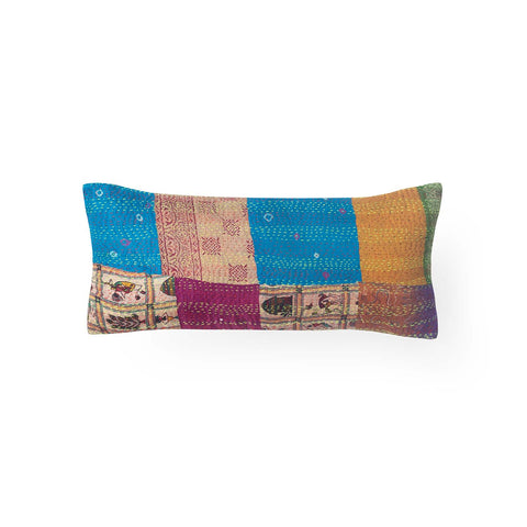 PatchWork Kantha Cushion Cover - 11X22