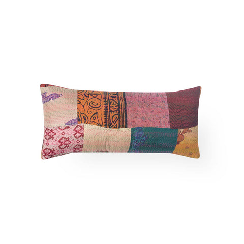 PatchWork Kantha Cushion Cover - 11X22