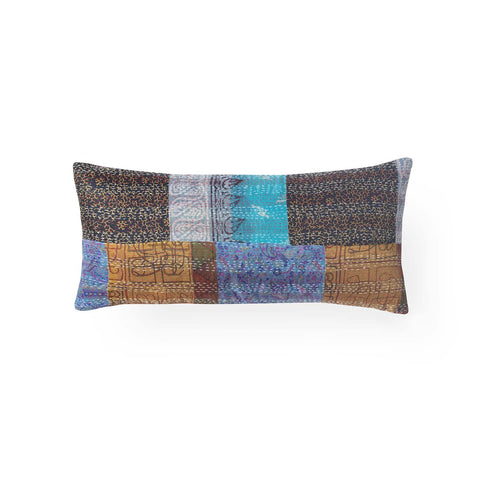 PatchWork Kantha Cushion Cover - 11X22