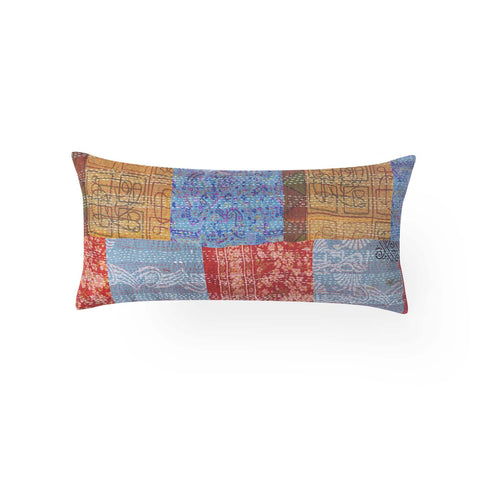 PatchWork Kantha Cushion Cover - 11X22