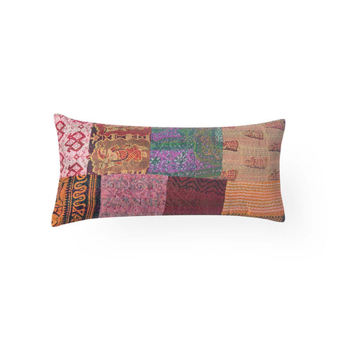 PatchWork Kantha Cushion Cover - 11X22