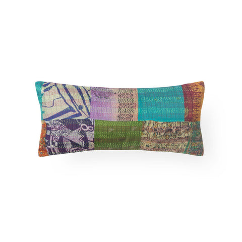 PatchWork Kantha Cushion Cover - 11X22