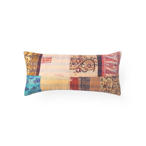 PatchWork Kantha Cushion Cover - 11X22