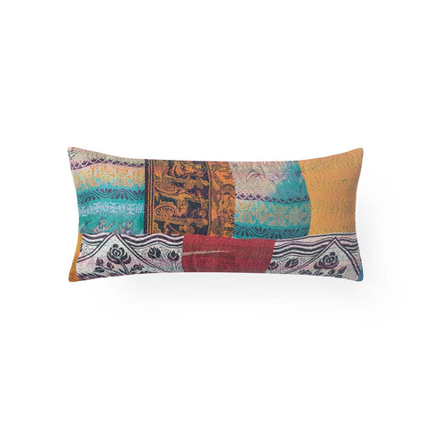 PatchWork Kantha Cushion Cover - 11X22