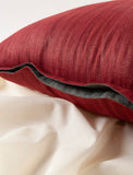Handloom Tussar Silk Cushion Cover - 16x16