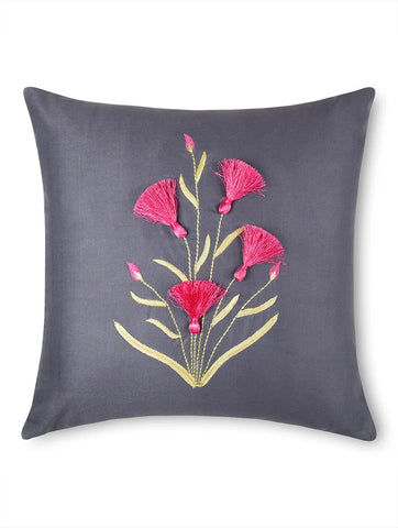 Hand Embroidered Cushion Cover - 16x16