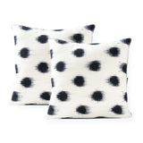 Handwoven Ikat Cushion Cover Set of 2 - 16x16