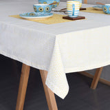 Hand Block Printed Cotton Table Cloth - 58x90
