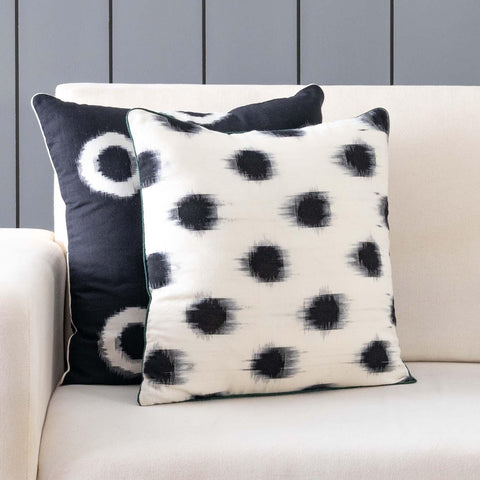 Ikat Cushion Covers Set of 2 – 18 & 16 inches Combo - Eyaas