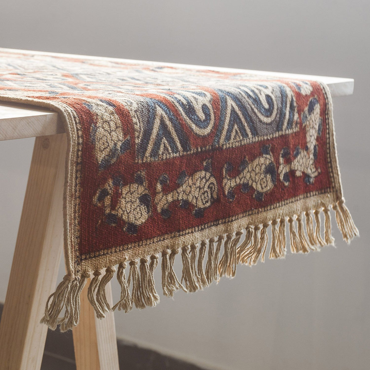 Kalamkari Table Runner - Eyaas