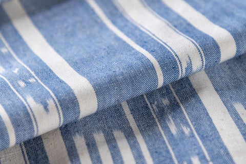 Upholstery Fabric Ice Blue & White- Ikat 20x20 - Eyaas