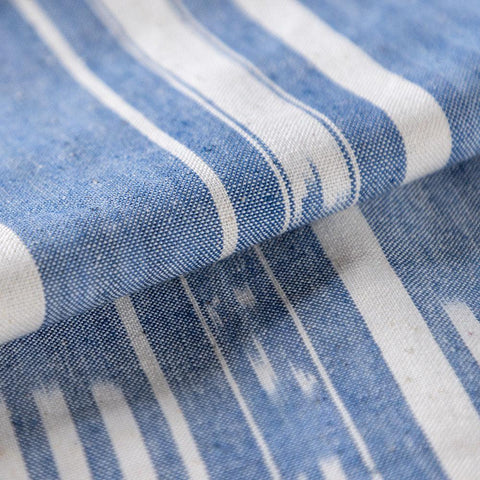 Upholstery Fabric Ice Blue & White- Ikat 20x20 - Eyaas