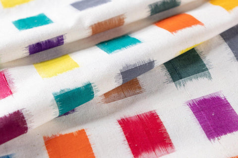 Upholstery Fabric Rainbow - Double Ikat 20x20 - Eyaas