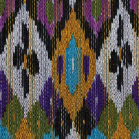 Upholstery Fabric Multicolored Ikat - Handloom 20x20 - Eyaas