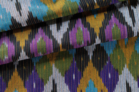 Upholstery Fabric Multicolored Ikat - Handloom 20x20 - Eyaas
