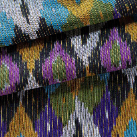 Upholstery Fabric Multicolored Ikat - Handloom 20x20 - Eyaas
