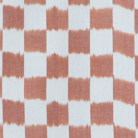 Upholstery Fabric Brown & White - Double Ikat 20x20 - Eyaas
