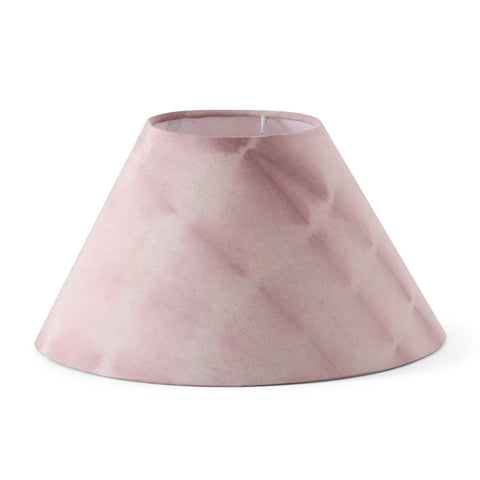 Onion-Coloured Tie & Dye Cotton Lampshade, 6x10 - Eyaas