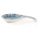 Hand Painted Ceramic Spoon Rests - 9x5.5
